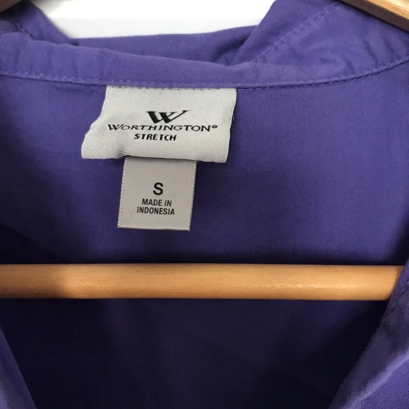 Beautiful Purple Blouse in Excellent Condition - Picture 5 of 6